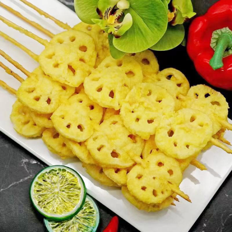 鲁三华黄金莲藕串（莲菜串）清真