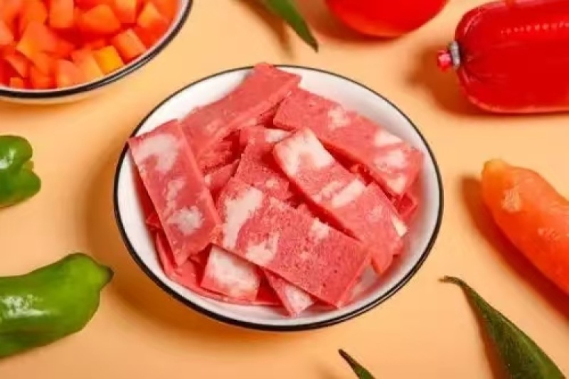 【烟熏培根肉】鑫泓泽雪花腌肉块（培根块）