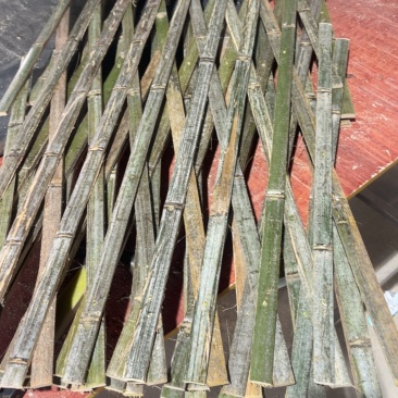 手工竹篱笆珊栏花园竹片菜园围栏