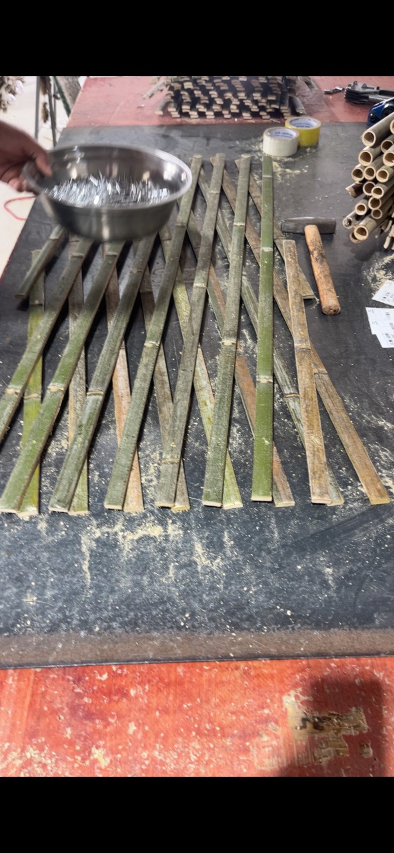 手工竹篱笆珊栏花园竹片菜园围栏