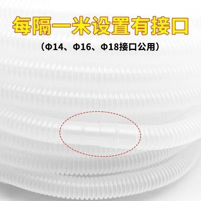 加厚空调排水管延长管出水管滴水管落水管加长直通接头链接排