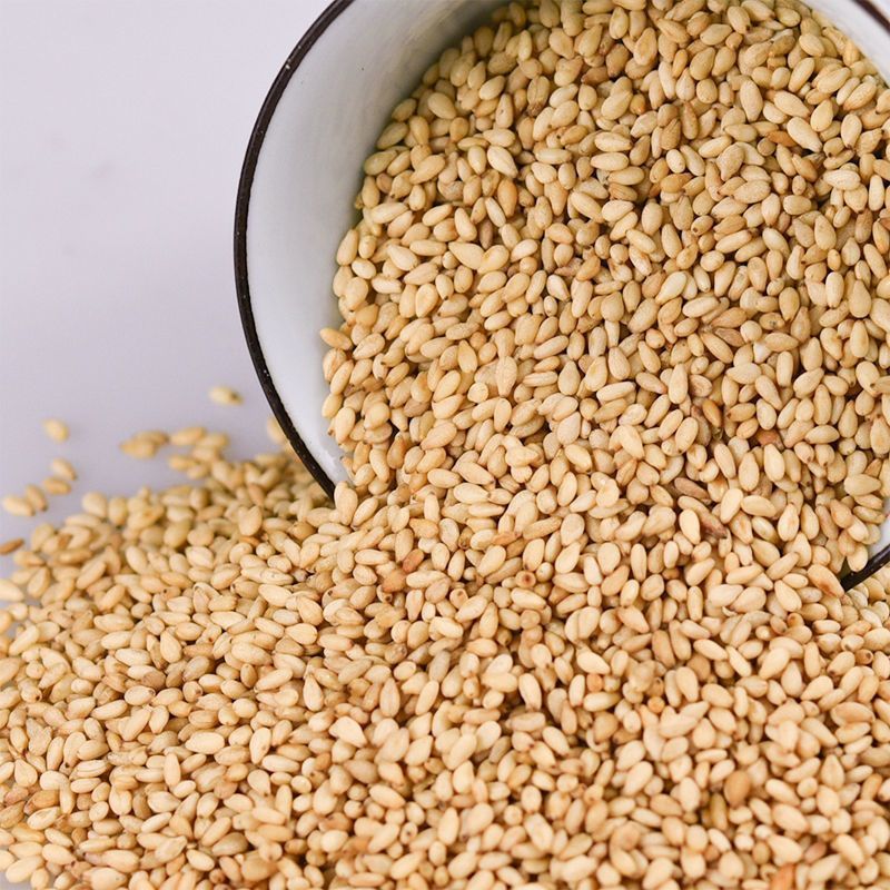 熟白芝麻50斤商用白芝麻炒熟饱满干净无沙糕点烘培原料大包