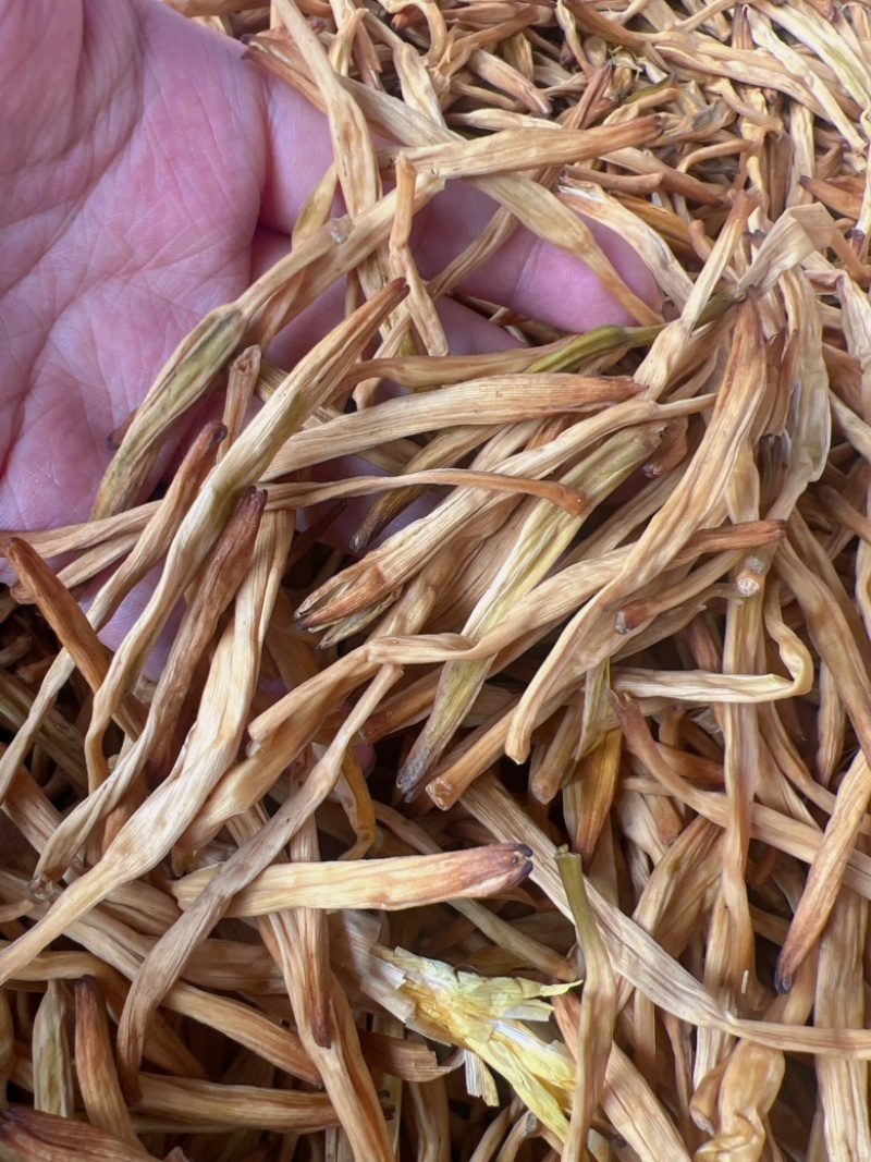 黄花菜地摊电商批发无硫磺黄花菜干金针菜农家特产黄花菜干