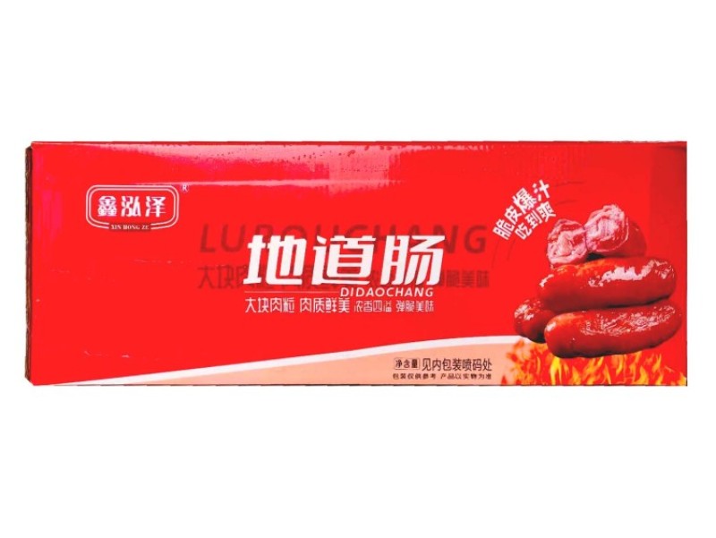 【肠类】鑫泓泽黑椒地道肠70g