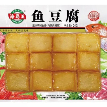 海霸王锁鲜装鱼豆腐240g