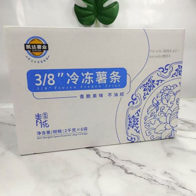 凯达青花薯条2kg（粗）