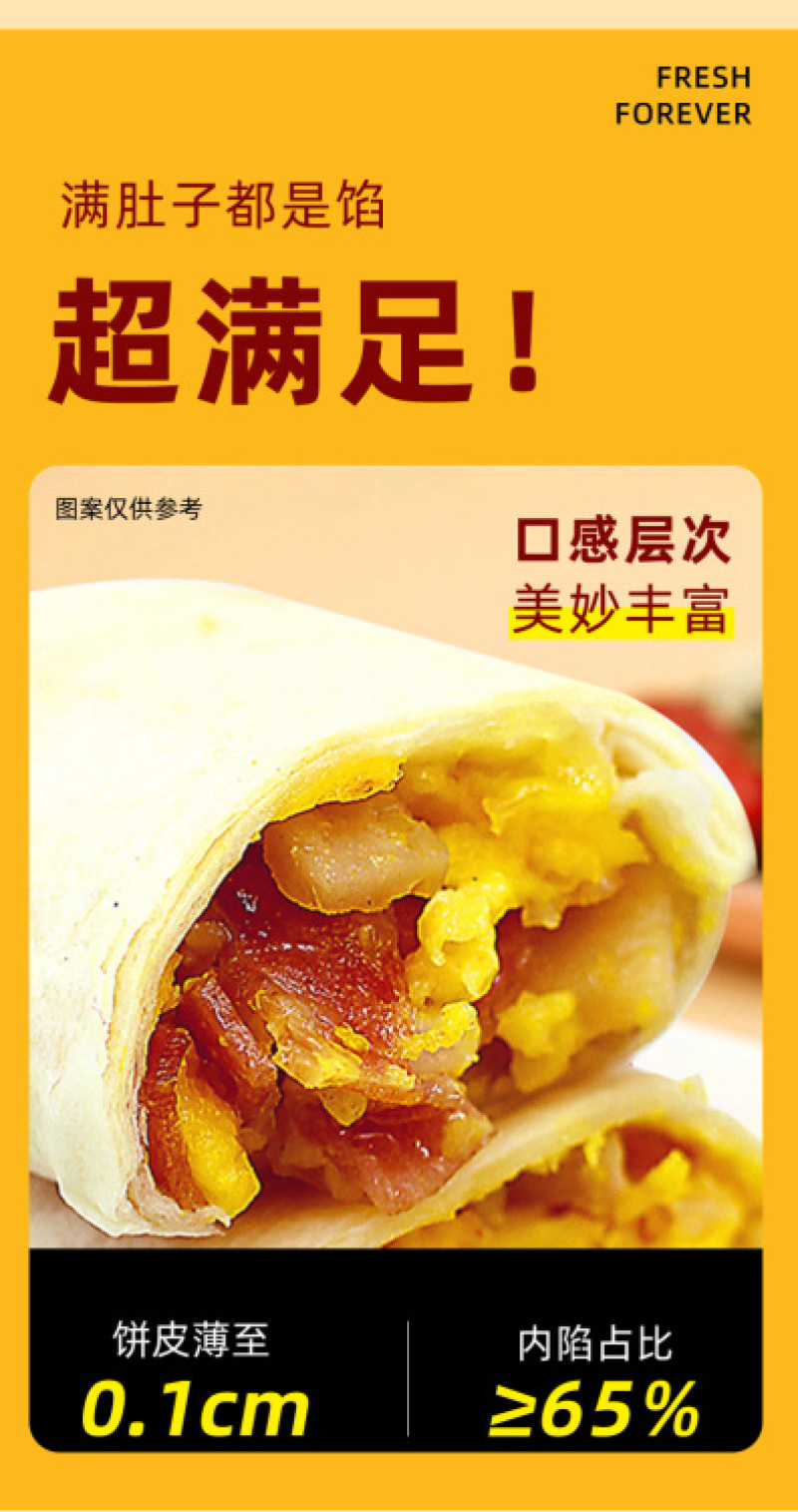 芝士滑蛋培根卷