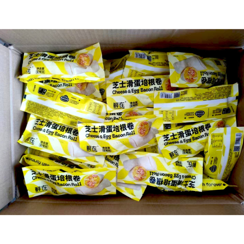 芝士滑蛋培根卷