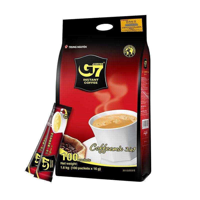 正宗越南原装进口G7咖啡三合一1600g*袋100杯