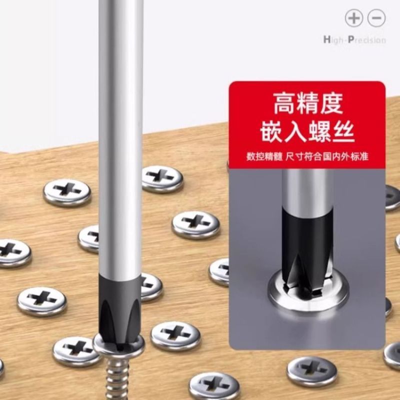 螺丝刀十字一字工业级磁吸防滑手柄起子家用铬钒螺丝批高强度