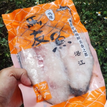 湛江特产一夜埕马友鱼特大中段鱼片深海船捕淡盐保鲜真空包装批发