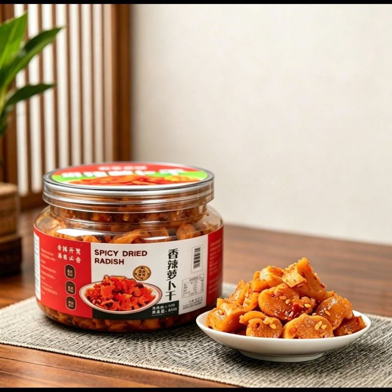 香辣萝卜干，麻辣萝卜干