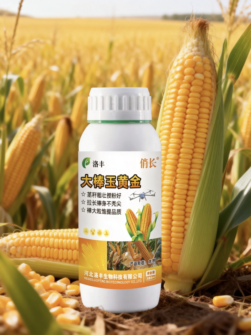 大棒玉黄金，玉米金大棒专用叶面肥，控旺，抗倒，增产，增收