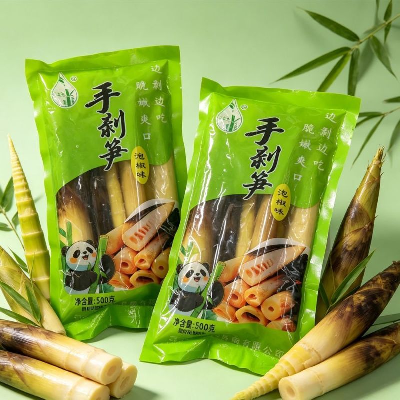 精选手剥笋三个口味开袋即食香辣爽口