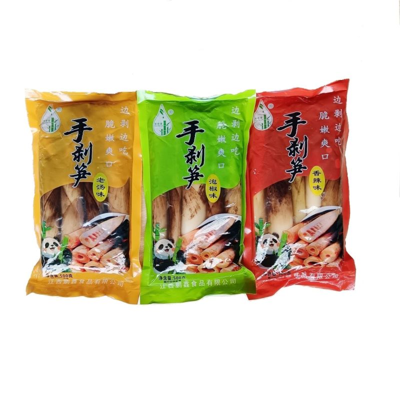 精选手剥笋三个口味开袋即食香辣爽口