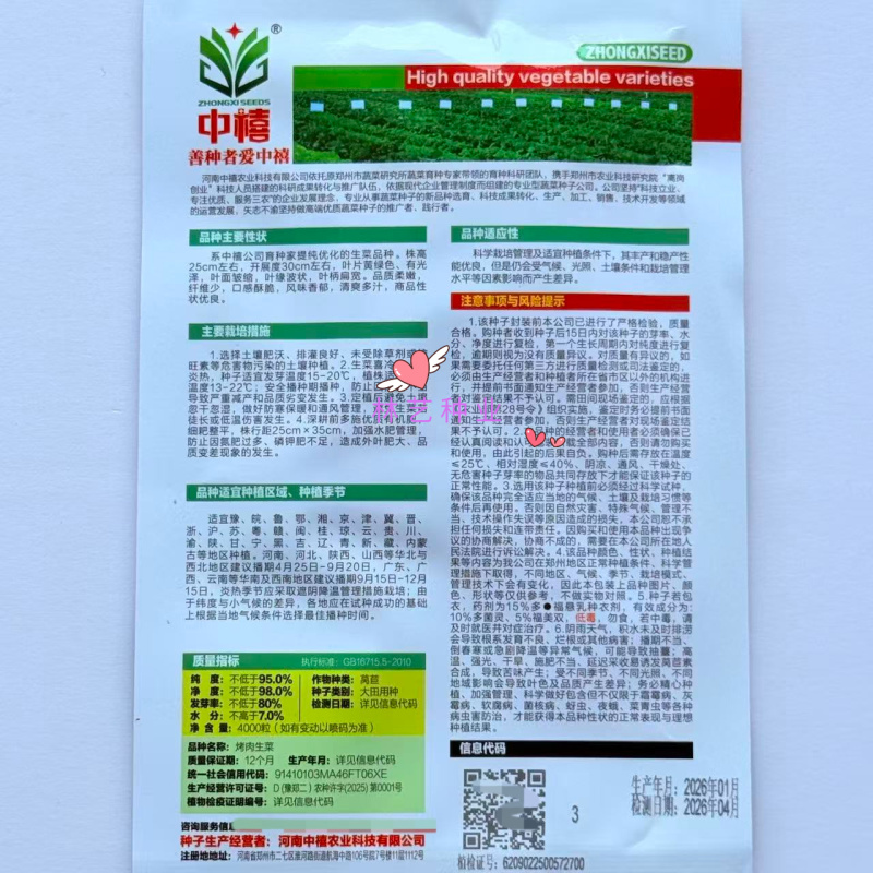 烤肉生菜种子口感甜脆生菜种子耐热耐寒耐抽苔大田基地种植