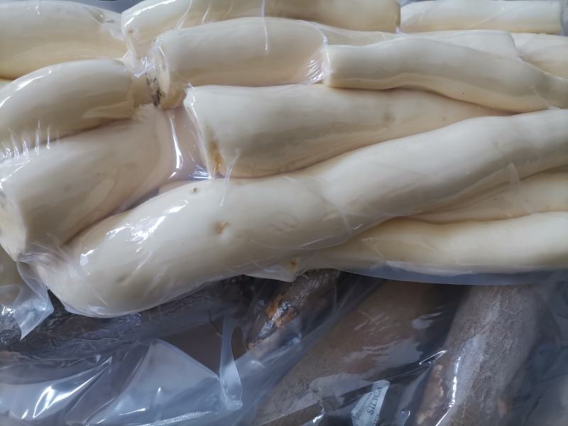 广西黄肉木薯去皮黄肉木薯长条