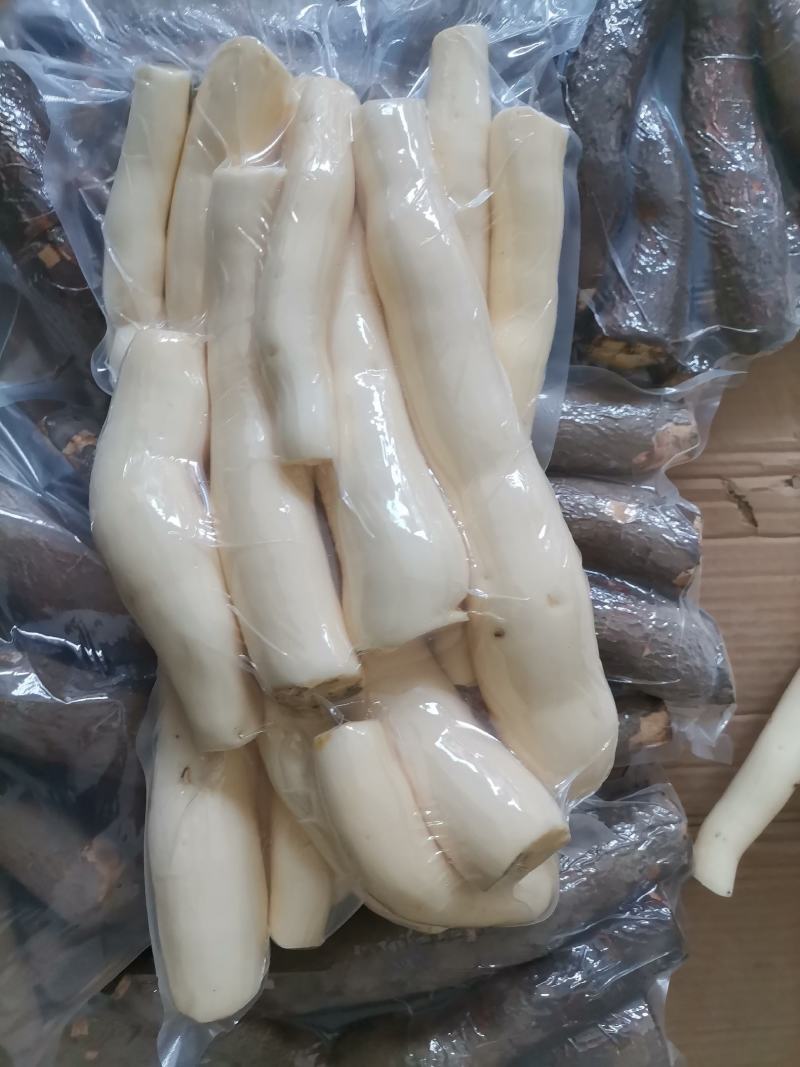 广西黄肉木薯去皮黄肉木薯长条