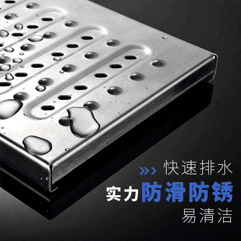 厨房下水道盖特厚304不锈钢排水沟盖板地漏不锈钢水篦子地