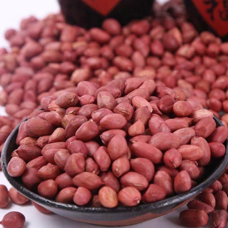 红皮花生米东北四粒红花生米八宝粥原料小粒红花生米
