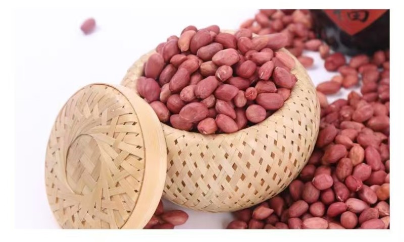 红皮花生米东北四粒红花生米八宝粥原料小粒红花生米