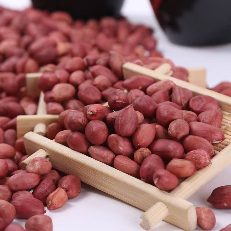 红皮花生米东北四粒红花生米八宝粥原料小粒红花生米