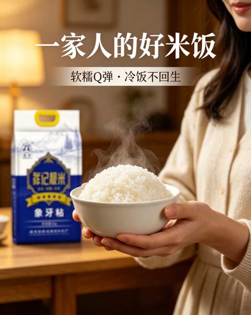 广东省恩平市祥记5星象牙粘香米