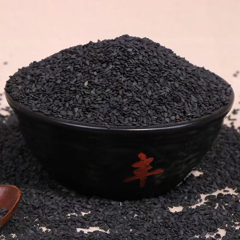 黑芝麻，生黑芝麻，磨粉，馅料芝麻丸食品原料黑芝麻