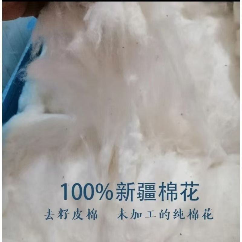 【正宗棉花】新疆棉花纯棉花棉胎原生棉二级棉被未加工纯棉花