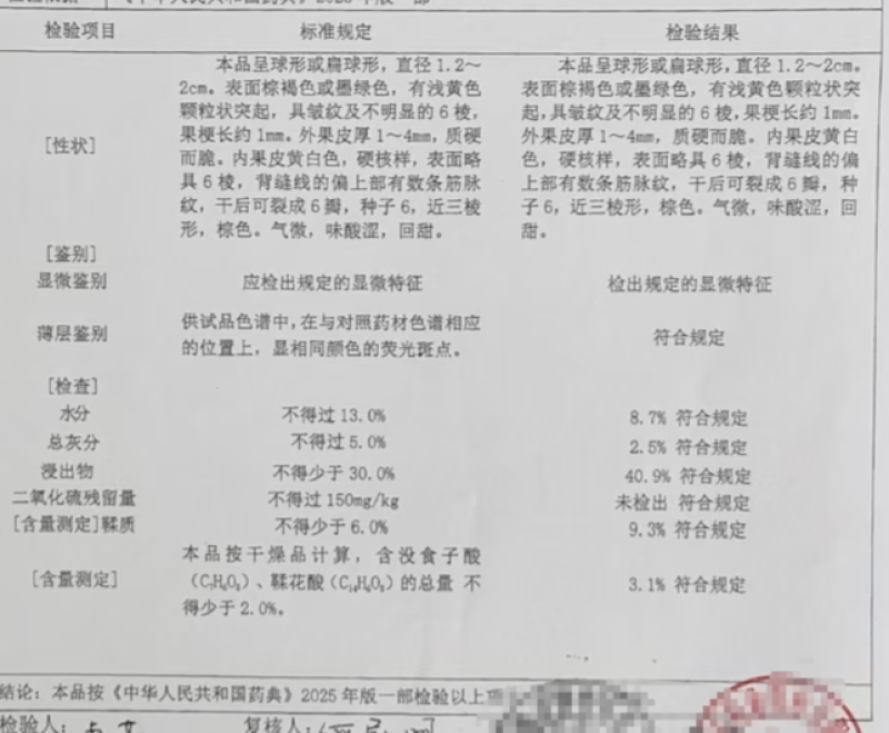 余甘子，烘干、精品货，含量高（检测报告），达到药典标准