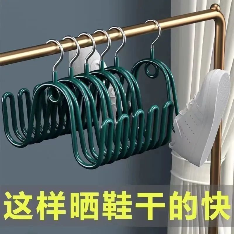 晾晒鞋架挂鞋窗外凉鞋架子室内防风阳台室外晾鞋架晾晒鞋架