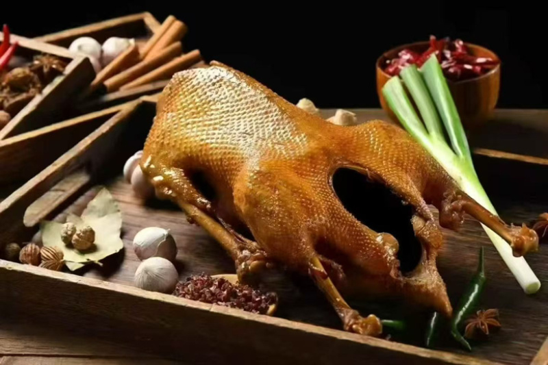 卤鹅地摊电商批发重庆卤鹅荣昌卤鹅熟食批发工厂卤水鹅卤味