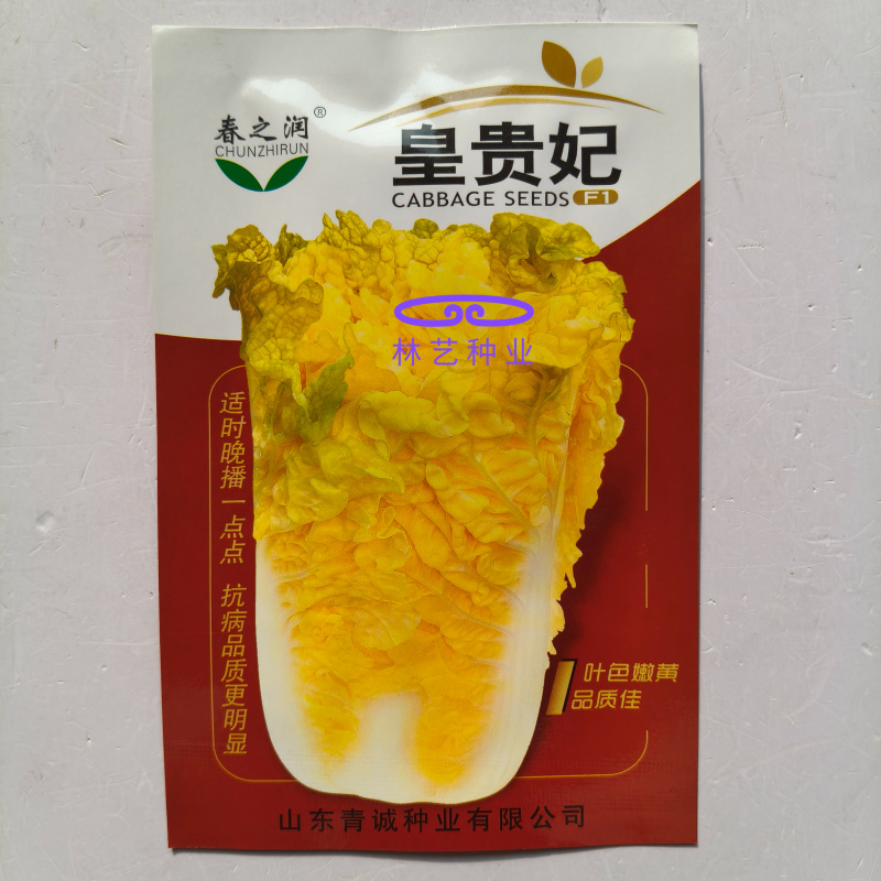 皇贵妃黄心大白菜种子高产抗抽苔南韩春秋两季农用大田播蔬菜