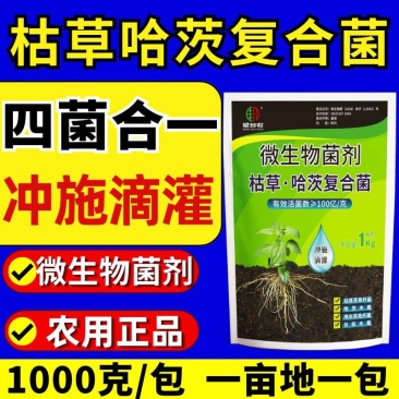 枯草哈茨复合菌四菌合一省时省力改土生根养地调节土壤