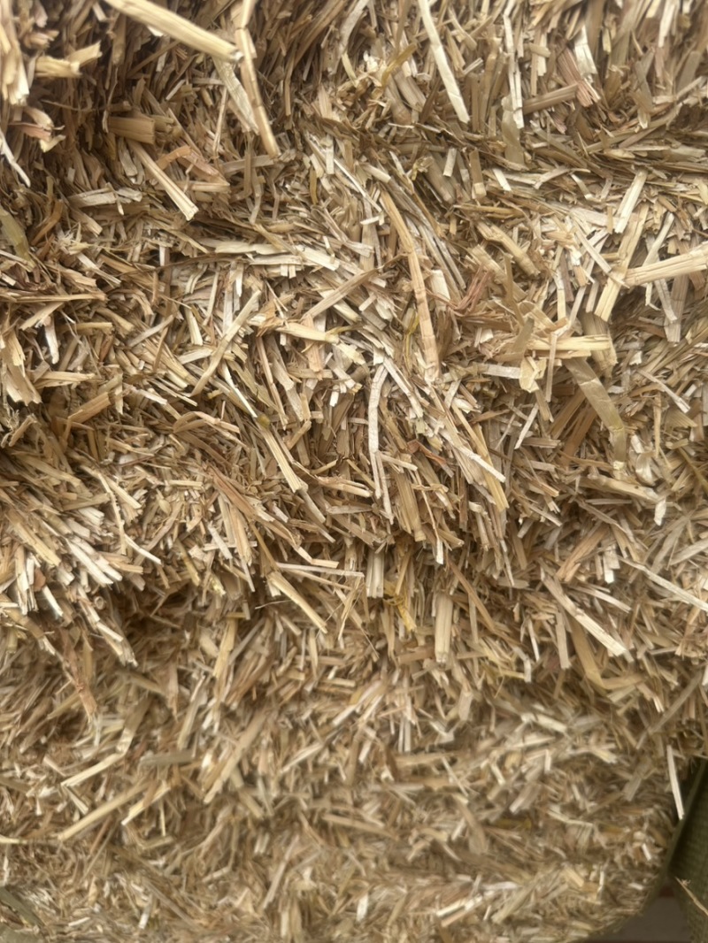 小麦秸秆，全部经过二次粉碎过风选加工压块，干净利索无杂质