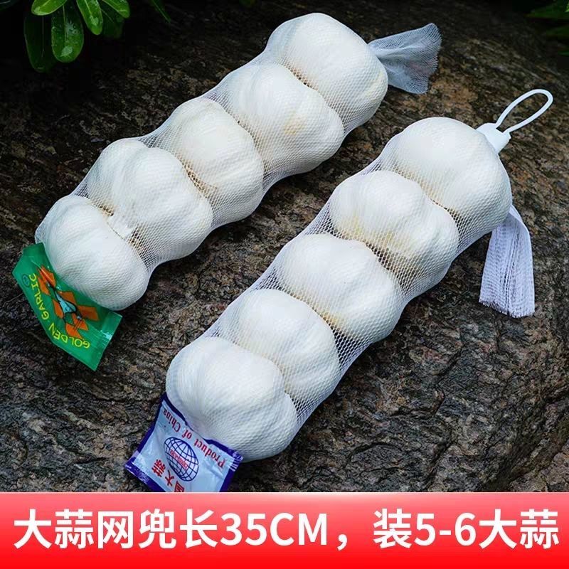 实惠质量生姜大蒜带标签尼龙材质网袋厂家批发包邮