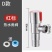 (加厚)电镀铁三角阀冷热水热水器开关马桶家用一进一出4