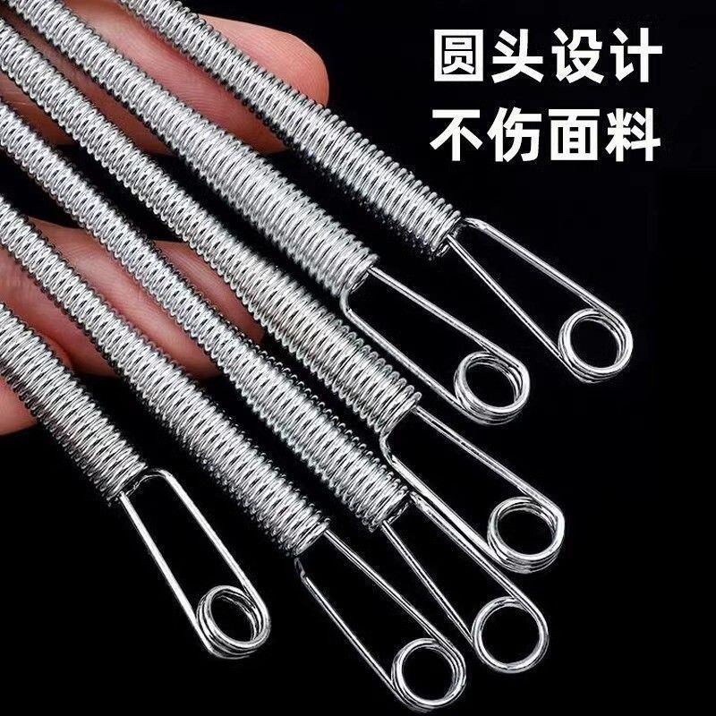 新款可弯折穿绳工具多功能弹簧穿眼器衣服皮筋穿松紧辅助器