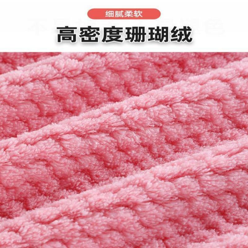 抹布不沾油不掉毛吸水厨房擦手擦碗擦桌洗碗布巾百洁抹布清洁
