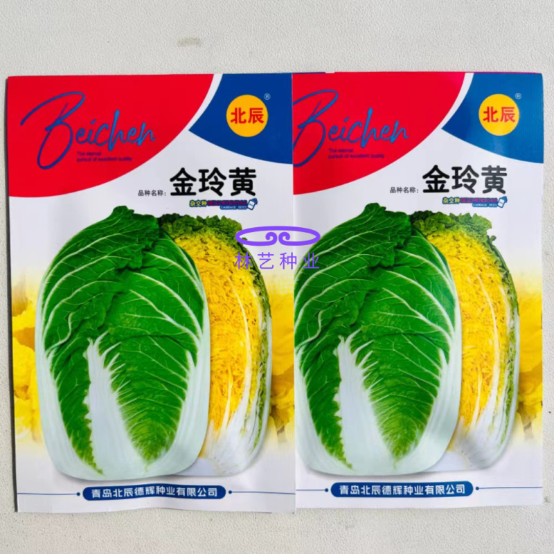 金玲黄黄心白菜种子口感好绿叶黄芯早熟高产商品性佳