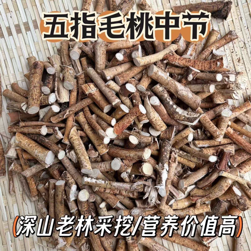 广东野生五指毛桃中药材根天然椰香煲汤料土茯苓新鲜正宗农家