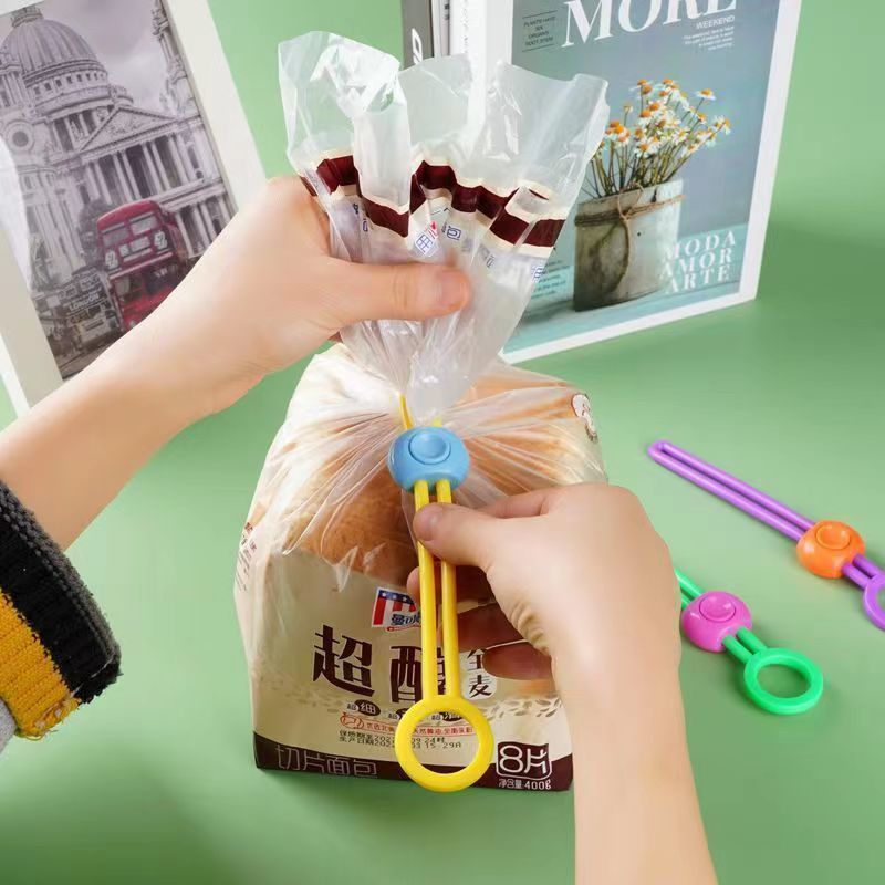 保鲜密封捆扎食品保鲜食物食品彩色创意捆扎防潮封口绳绑带封
