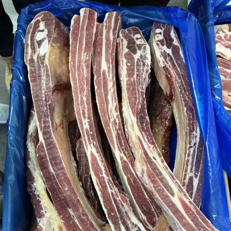 国产牛肋排源头工厂全国冷链发货可锯段大量批发