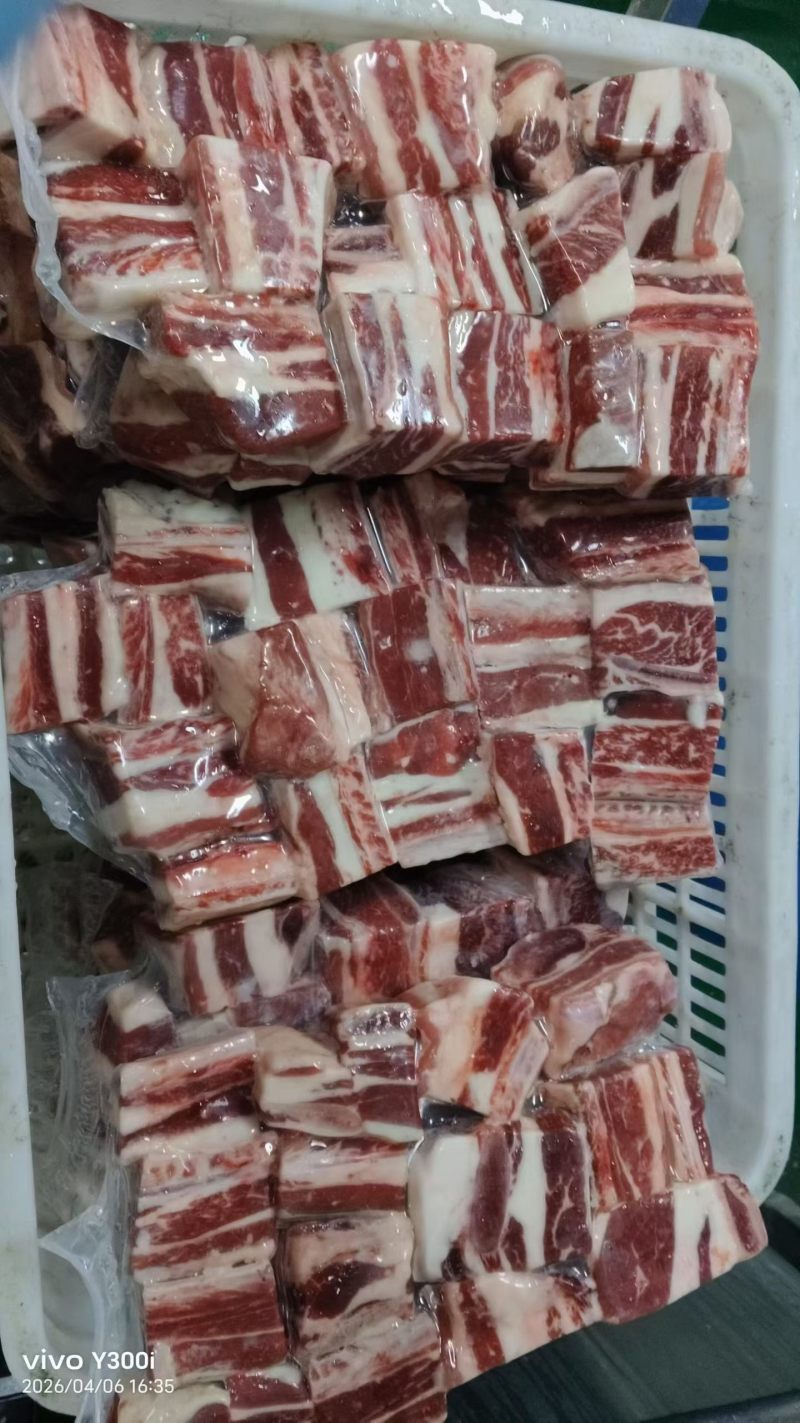 国产牛肋排源头工厂全国冷链发货可锯段大量批发