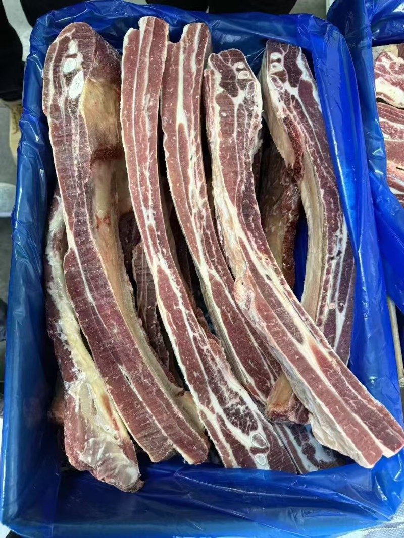 国产牛肋排源头工厂全国冷链发货可锯段大量批发