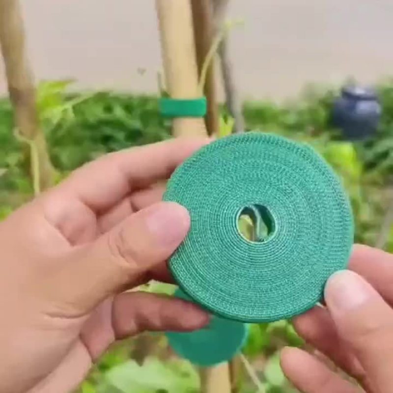 魔术贴扎带打卷绿植捆绑绿色绑树绑植物不伤植物扶正支撑植物