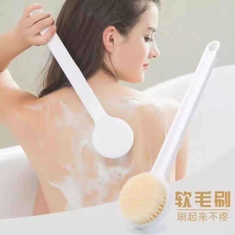 批发日式搓背刷洗澡刷长柄不求人擦背部搓澡沐浴刷超软毛搓澡