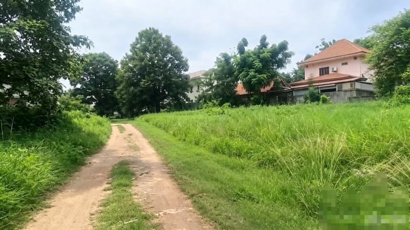老挝万象高铁站旁的土地。