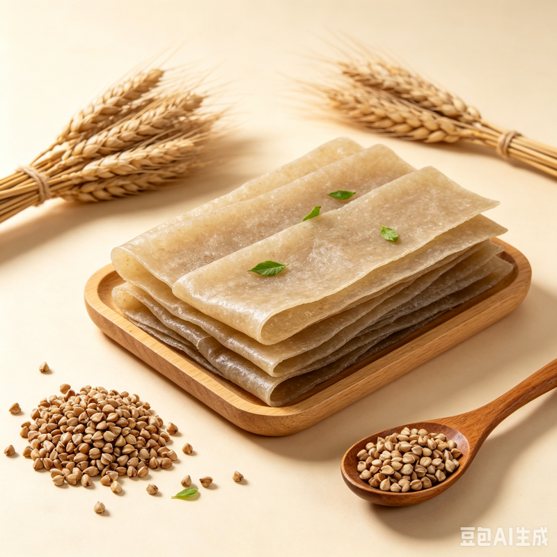 宁夏盐池手工荞麦粉皮农家杂粮干货250g袋装凉拌火锅食材