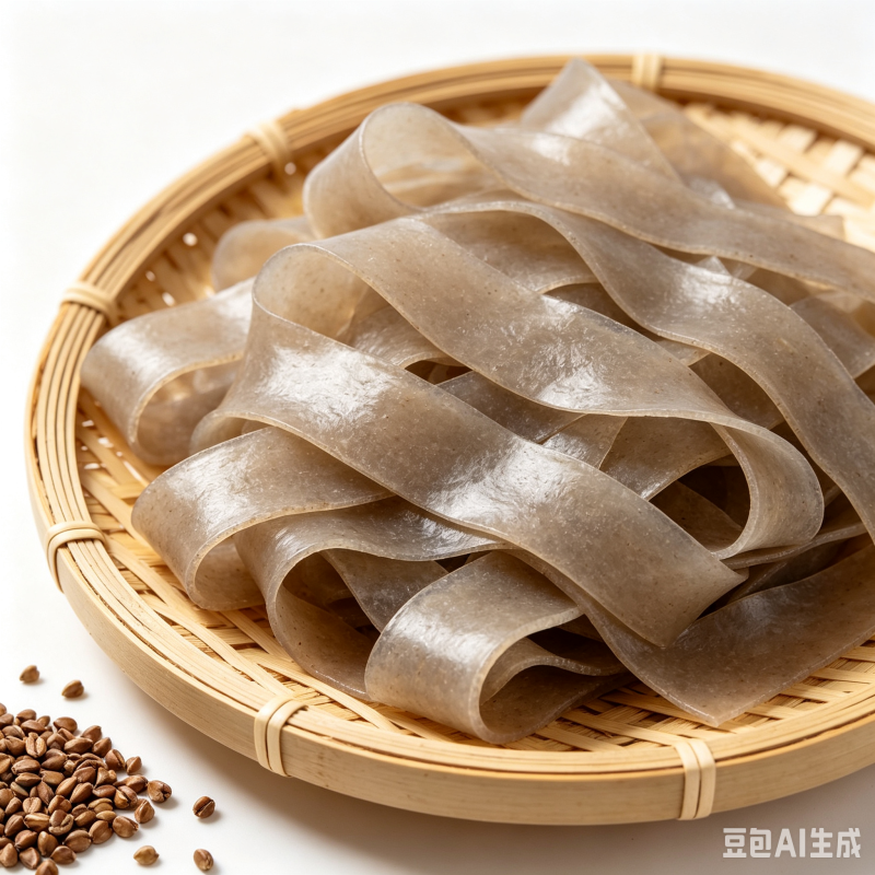 宁夏盐池手工荞麦粉皮农家杂粮干货250g袋装凉拌火锅食材